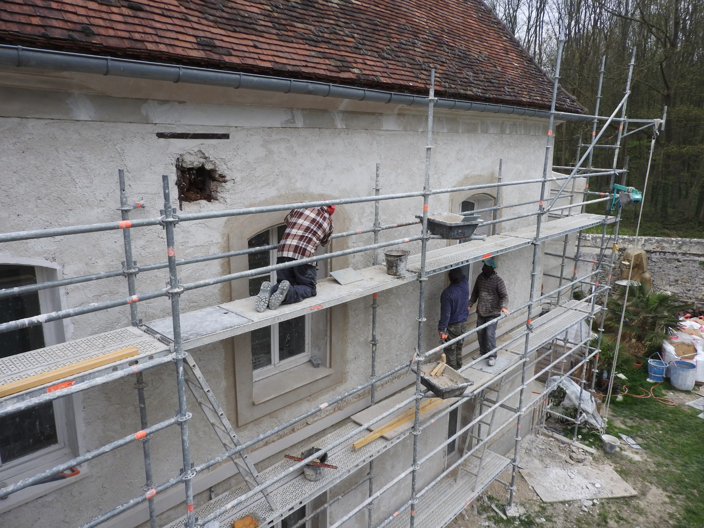 Maison de maître de l'entrée de la ferme du château
